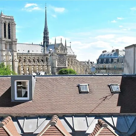 A Balcony On Notre Dame Paris